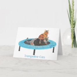 Mini- Trampolinekatter 2, hälsningkort Kort