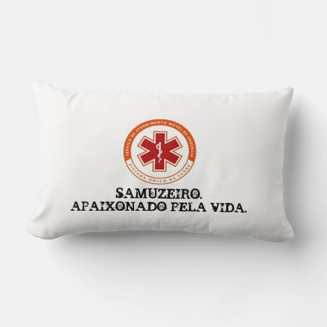 Mini-travesseiro SAMU 192. Lumbarkudde (Framsida)
