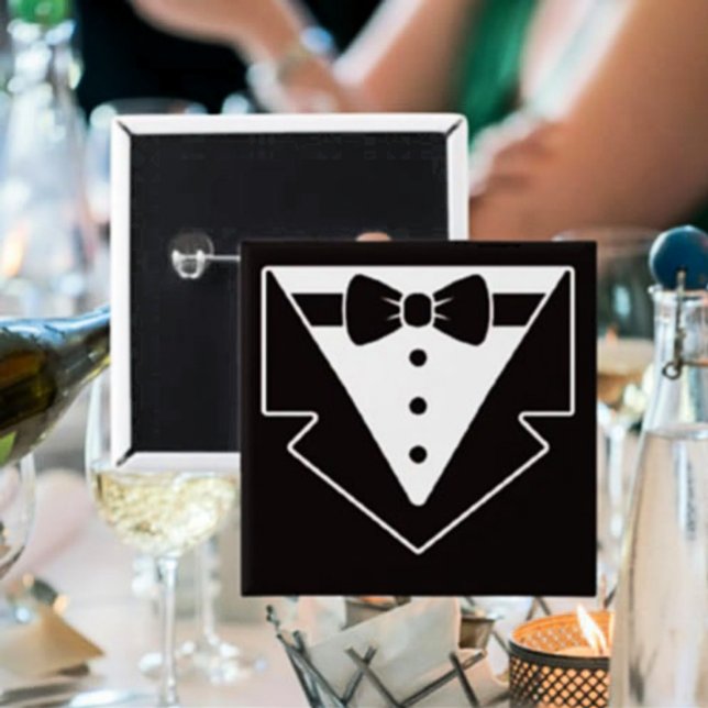 Mini Tuxedo-Roligt-knapp Knapp (Skapare uppladdad)