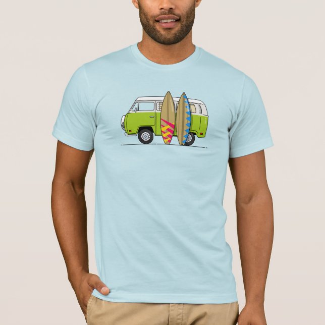 Mini Van & Surf T Shirt (Framsida)