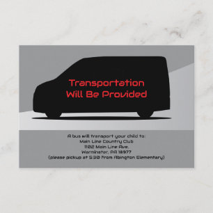 Mini Van Transport-kortet för Buss Tilläggskort