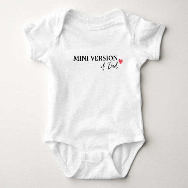 Mini-versionen av Pappa T Shirt (Framsida)