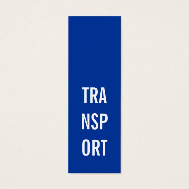 Mini Visitenkarten Litet Visitkort (Framsidan)