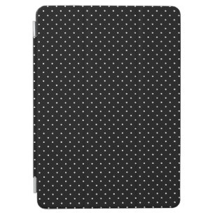 Mini- vitpolka dots i svart dekor iPad air skydd