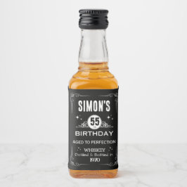 Mini Whiskey Botlle-etikett - Vintage Liquor-etike Spritflaskor Etikett