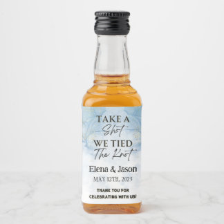 Mini Whiskey Botlle Label - Liquor Label - Wedding Spritflaskor Etikett