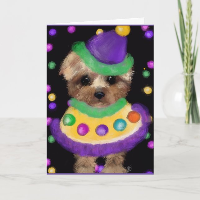 MINI YORKIE POO   KORT (Framsida)