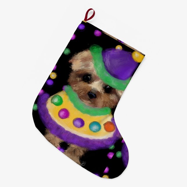 MINI YORKIE POO    STOR JULSTRUMPA (Framsidan (Hängande))