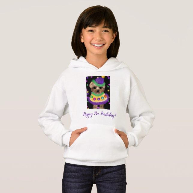 MINI YORKIE POO   T SHIRT (Hel framsida)