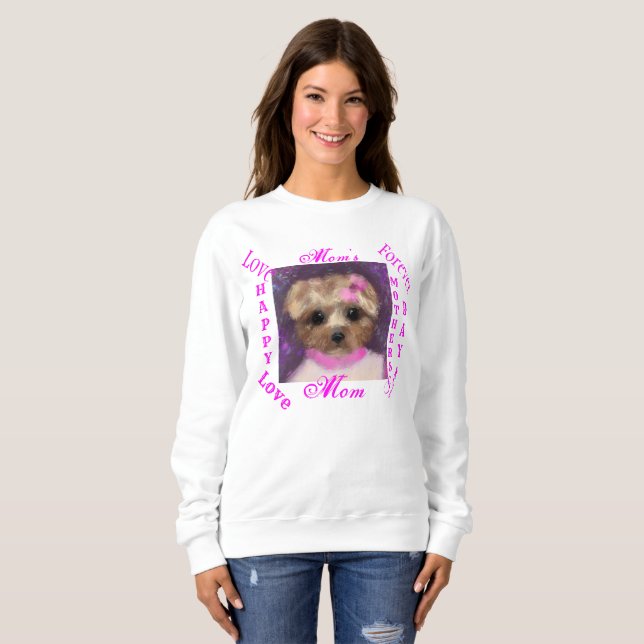 MINI YORKIE POO     T SHIRT (Hel framsida)