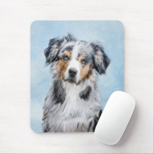 Miniature American Shepherd Painting - Hund Art Musmatta