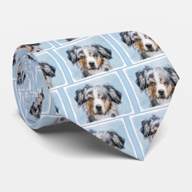 Miniature American Shepherd Painting - Hund Art Slips (Rullad)