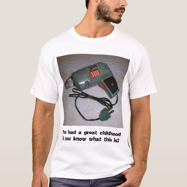 Miniature Antique PowerMite Drill T-Shirt (Framsida)