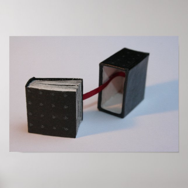 Miniature Artis inte Bok med dess låda öppen Poste Poster (Framsidan)