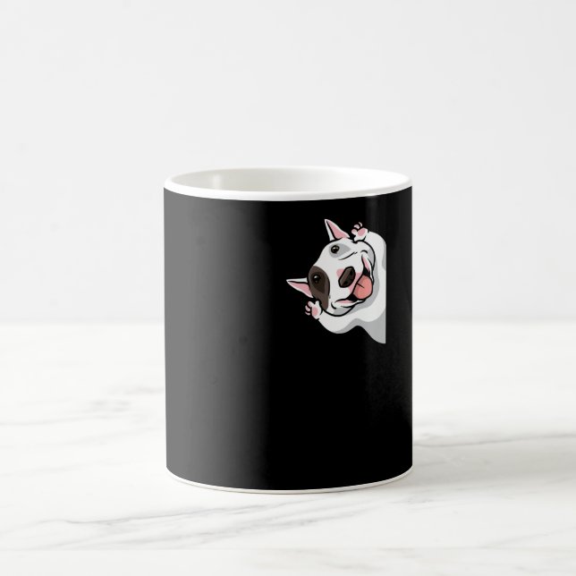 Miniature Bull Terrier Hund Funny Kaffemugg (Center)