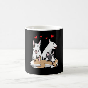 Miniature Bull Terrier Hund Kaffemugg