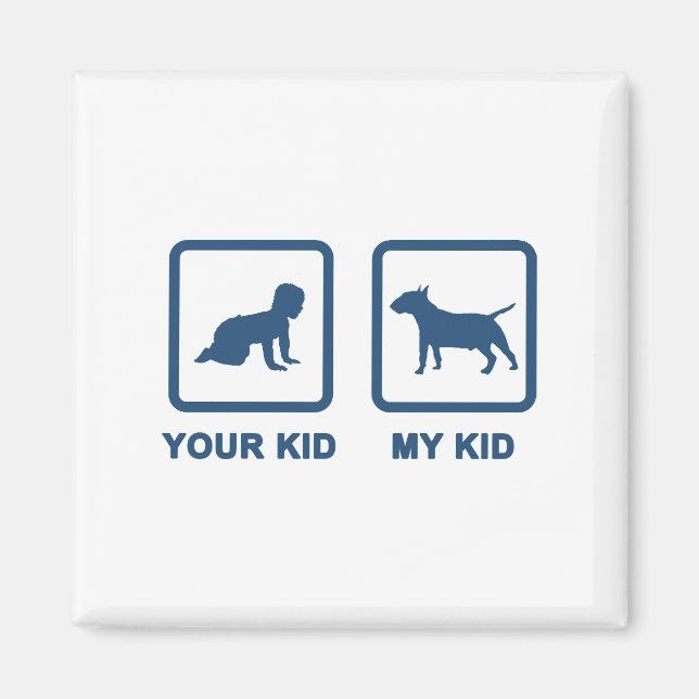 Miniature Bull Terrier Magnet (Framsidan)