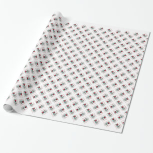 Miniature Bull Terrier Santa Tassar Presentpapper