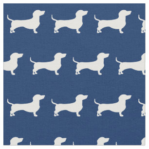 Miniature Dachshund Weiner Hund Pet Navy Blue Tyg