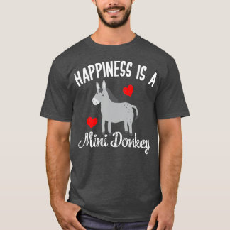Miniature Donkey Mini Donkey Pet Donkey Älskare T Shirt