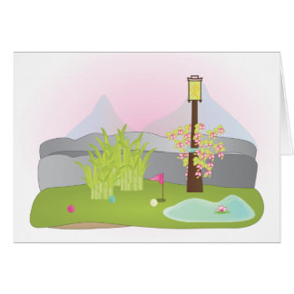 Miniature Golf Course Hål nr 4 OBS Kort