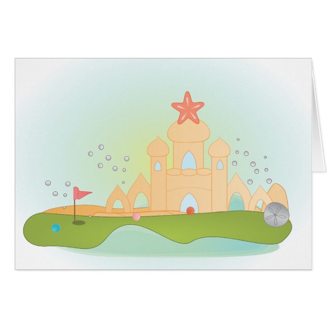 Miniature Golf Course Hål nr 8 OBS Kort (Framsidan Horizontal)