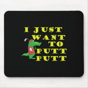 Miniature Golf Funny Mini Golf Tee Golf Boll Putt Musmatta