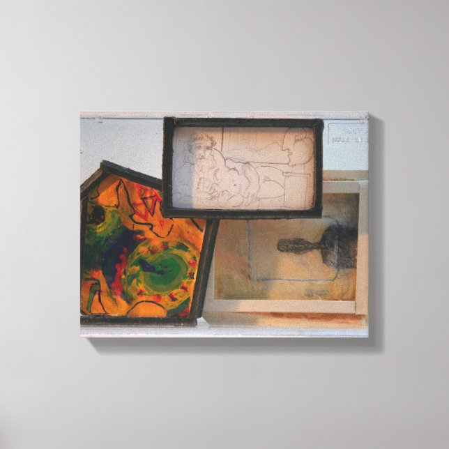 Miniature Homage to Painters K7 1986 Mixed-media C Canvastryck (Framsida)