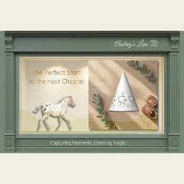 Miniature Horse 1st Birthday Party Hat