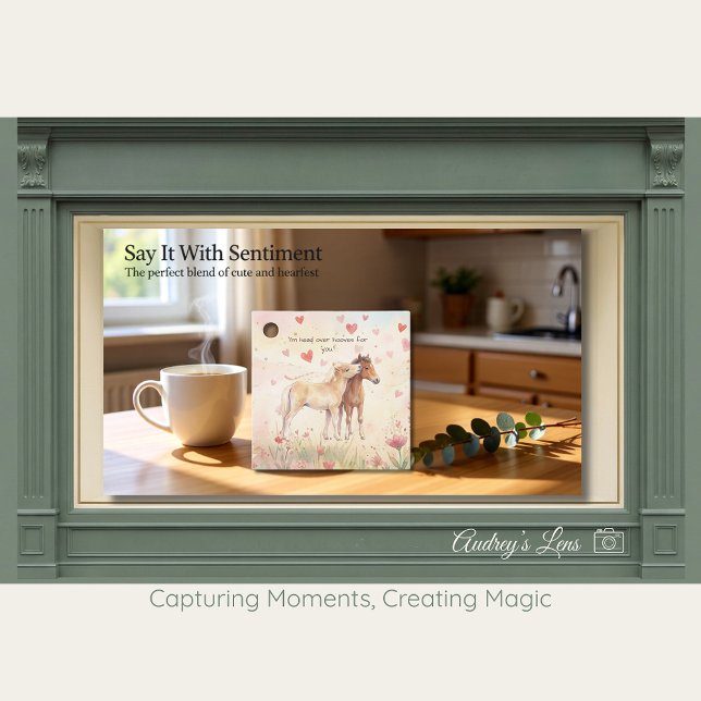 Miniature Horse Storybook Valentine's Day  Gåvor Etiketter (Skapare uppladdad)