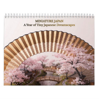 Miniature Japan Four Seasons Japanese Dioram Kalender