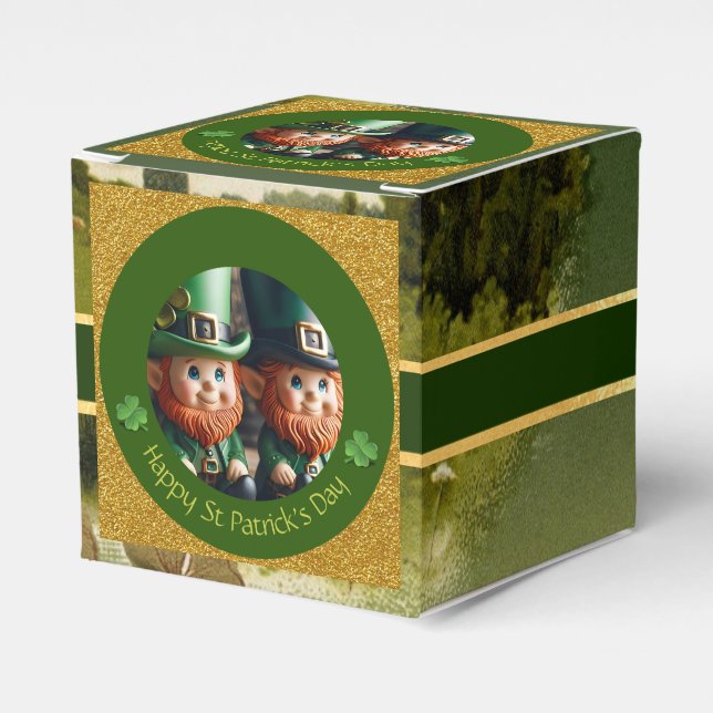 Miniature Leprechaun St patrick's day CFB Presentaskar (Framsidan Sidan)
