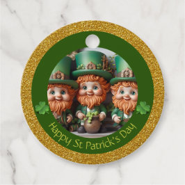 Miniature Leprechaun St patrick's day Tack RFT01 Gåvor Etiketter