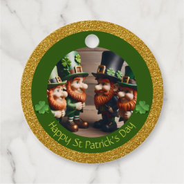 Miniature Leprechaun St patrick's day Tack RFT05 Gåvor Etiketter
