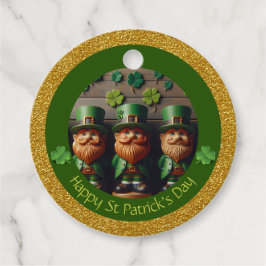 Miniature Leprechaun St patrick's day Tack RFT06 Gåvor Etiketter