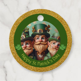 Miniature Leprechaun St patrick's day Tack RFT08 Gåvor Etiketter