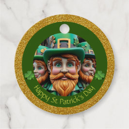 Miniature Leprechaun St patrick's day Tack RFT09 Gåvor Etiketter