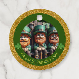 Miniature Leprechaun St patrick's day Tack RFT10 Gåvor Etiketter