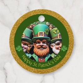 Miniature Leprechaun St patrick's day Tack RFT11 Gåvor Etiketter