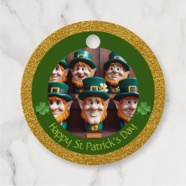 Miniature Leprechaun St patrick's day Tack RFT12 Gåvor Etiketter