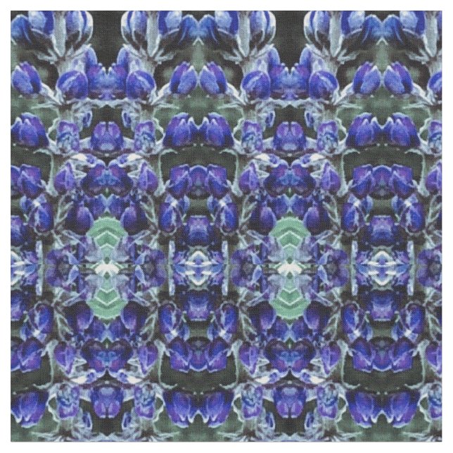 Miniature Lupine Tyg (Närbild)