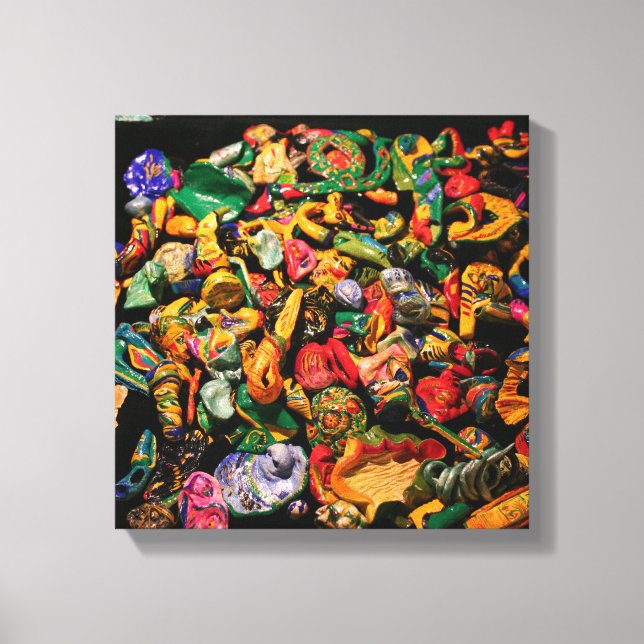 Miniature Micro Objets C Canvastryck (Framsida)