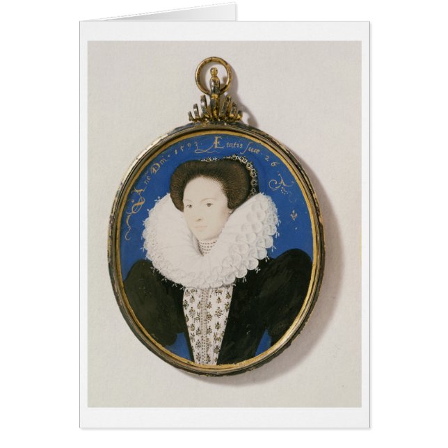 Miniature of Arabella Stuart, Duchess of Lennox 1 Hälsningskort (Framsidan)