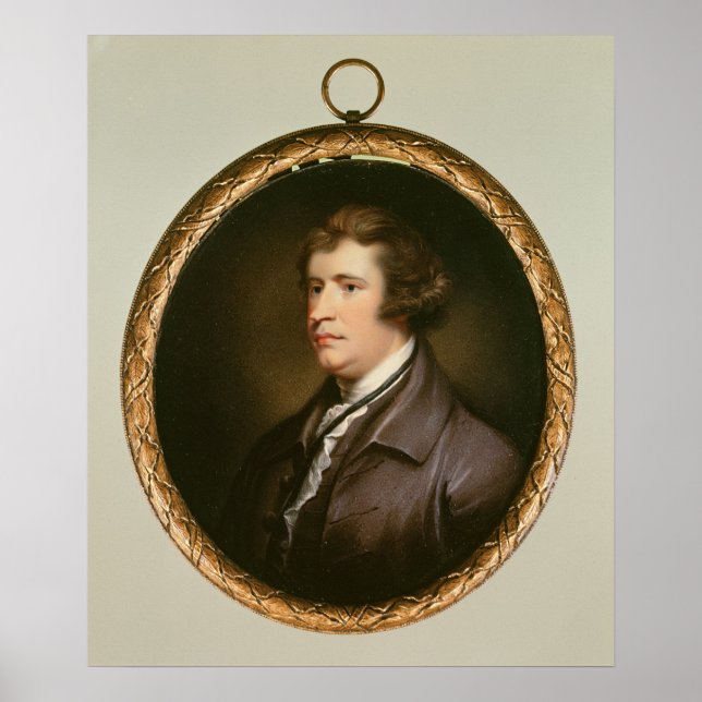 Miniature of Edmund Burke, 1795 Poster (Framsidan)