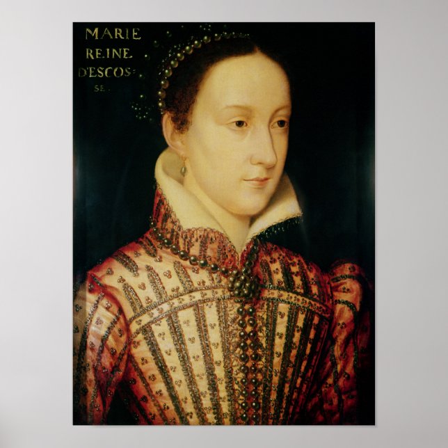 Miniature of Mary Queen of Scots, 1560 Poster (Framsidan)