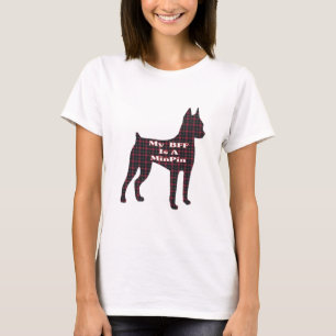 MINIATURE PINSCHER BFF-gåvor T-shirt