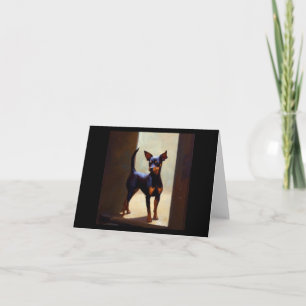 Miniature Pinscher Hund Kort