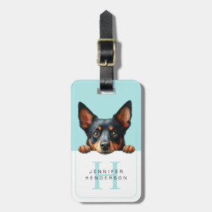 Miniature Pinscher Hund Luggage Taggs Bagagebricka