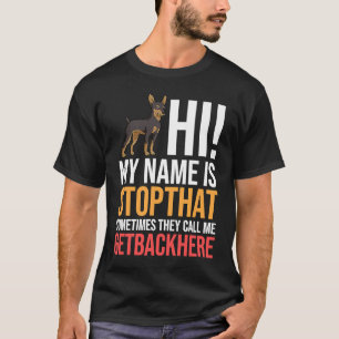 Miniature Pinscher Hund Puppies Owner 2 T Shirt