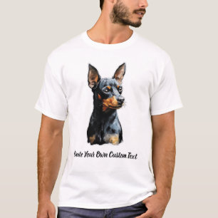 Miniature Pinscher Hund Skapa din egen anpassade t Shirt